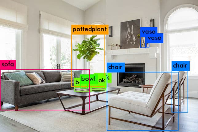 Property inspection interface showing image comparison
